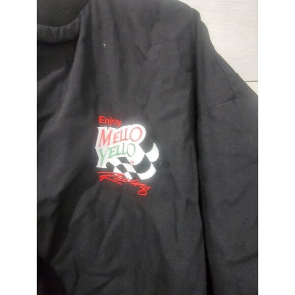 Vintage Kyle Petty Brickyard Mello Yellow Bomber Jacket 2XL - Picture 4 of 6